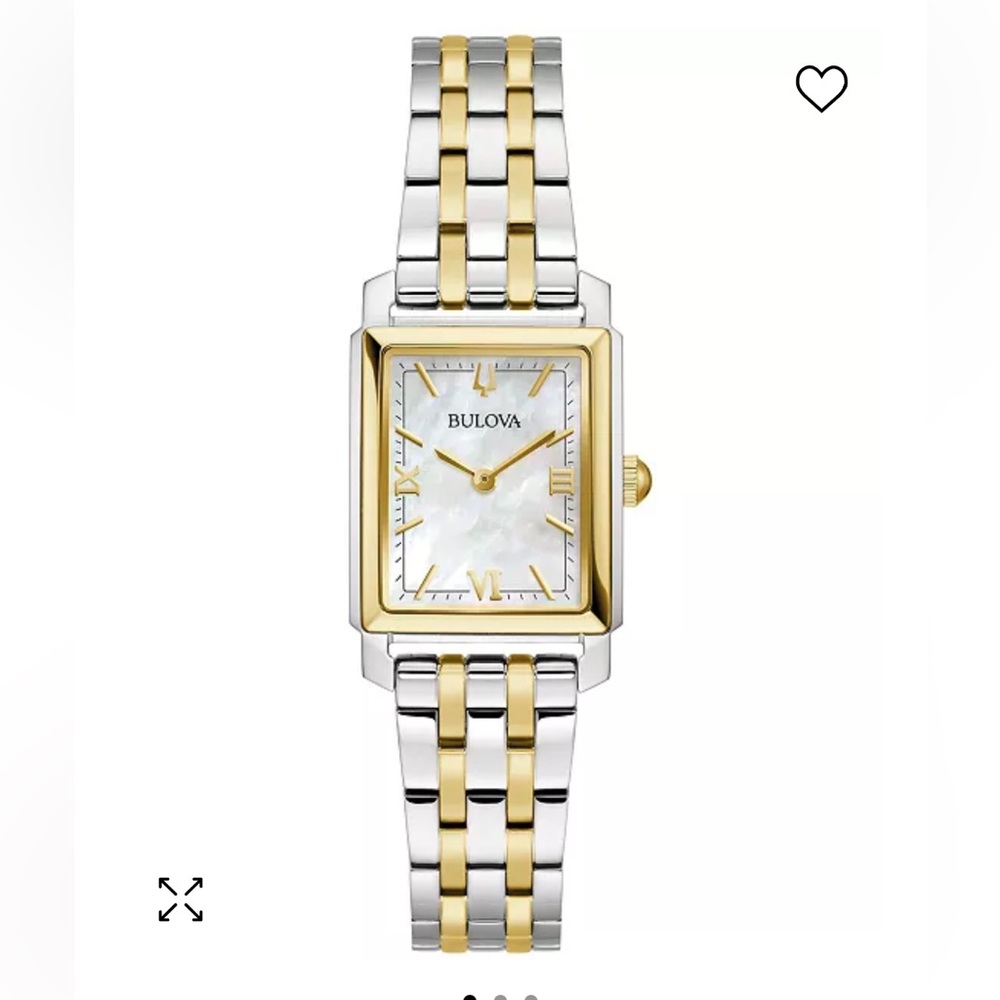 NWT. Never worn. Bulova two-tone Sutton